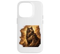 Art de l'esprit Gardien du Loup majestueux Coque pour iPhone 14 Pro