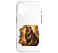 Art de l'esprit Gardien du Loup majestueux Coque pour iPhone 16