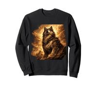 Art de l'esprit Gardien du Loup majestueux Sweatshirt