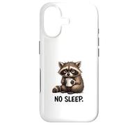 Art de l'humeur du Raton Laveur privé de Sommeil Coque pour iPhone 17