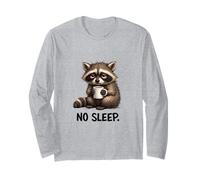 Art de l'humeur du Raton Laveur privé de Sommeil Manche Longue