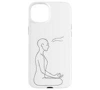 Art de Ligne de méditation consciente - Zen Minimaliste Coque pour iPhone 15 Plus