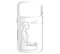 Art de Ligne de méditation consciente - Zen Minimaliste Coque pour iPhone 17 Pro