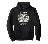 Art de Livre botanique Vintage Just One More Chapter Sweat à Capuche