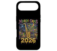 Art de Mascarade de Saxophone Jazz New Orleans de Mardi Gras 2026 Coque pour iPhone Air