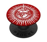 Art de Masse Latine catholique du Sacré-Cœur de Jésus PopSockets PopGrip Adhésif