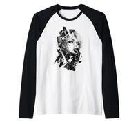 Art de Mode Monochrome du Futur pour Fille cybergothique glacée Manche Raglan