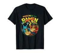 Art de Munchies The Ramen Noodle Eating Alien Dreadlocks T-Shirt