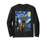 Art de Nuit étoilée Cane Corso Dog Van Gogh Manche Longue