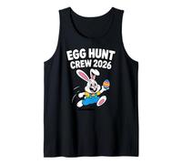 Art de Pâques Egg Hunt Crew 2026 Bunny Running Débardeur