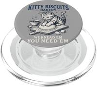 Art de pâtisserie Amusant Kitty Biscuits Boulangerie Amoureux des Chats PopSockets PopGrip pour MagSafe