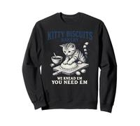 Art de pâtisserie Amusant Kitty Biscuits Boulangerie Amoureux des Chats Sweatshirt