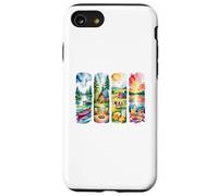 Art de Paysage d'aventure en Plein air Aquarelle Rustique Coque pour iPhone SE (2020) / 7/8