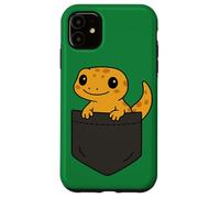 Art de poche amusant avec un gecko, un amoureux des reptiles, un joli lézard Coque pour iPhone 11