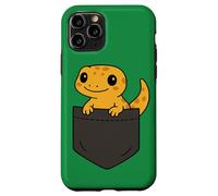 Art de poche amusant avec un gecko, un amoureux des reptiles, un joli lézard Coque pour iPhone 11 Pro