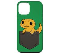 Art de poche amusant avec un gecko, un amoureux des reptiles, un joli lézard Coque pour iPhone 12 mini