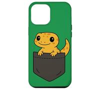 Art de poche amusant avec un gecko, un amoureux des reptiles, un joli lézard Coque pour iPhone 12 Pro Max