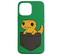 Art de poche amusant avec un gecko, un amoureux des reptiles, un joli lézard Coque pour iPhone 13 Pro Max
