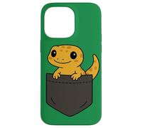 Art de poche amusant avec un gecko, un amoureux des reptiles, un joli lézard Coque pour iPhone 14 Pro Max