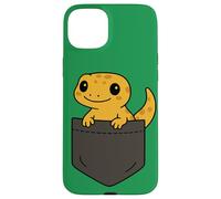 Art de poche amusant avec un gecko, un amoureux des reptiles, un joli lézard Coque pour iPhone 15 Plus