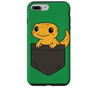 Art de poche amusant avec un gecko, un amoureux des reptiles, un joli lézard Coque pour iPhone 7 Plus/8 Plus