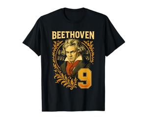 Art de portrait du compositeur de musique classique Beethoven 9 T-Shirt