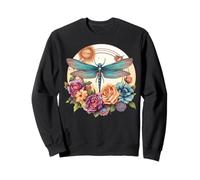 Art de Roses libellules avec Harmonie Florale Sweatshirt