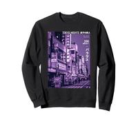 Art de Rue rétro Cyberpunk des Tokyo Nights Sweatshirt