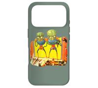 Art de Science-Fiction Classique Aliens Attack Theater Coque pour iPhone 17 Pro