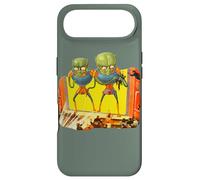 Art de Science-Fiction Classique Aliens Attack Theater Coque pour iPhone Air