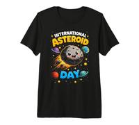 Art de Sensibilisation aux Sciences spatiales de la journée Internationale des astéroïdes T-Shirt Haut de Gamme