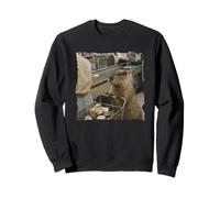 Art de Shopping Vintage Capybara pour Les Amoureux des Animaux Sweatshirt