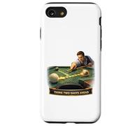 Art de stratégie de Billard Think Two Shots Ahead Coque pour iPhone SE (2020) / 7/8