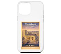 Art de Voyage aérien rétro New York City Grand Central Terminal Coque pour iPhone 12 Pro Max