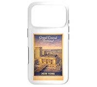 Art de Voyage aérien rétro New York City Grand Central Terminal Coque pour iPhone 17 Pro