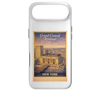 Art de Voyage aérien rétro New York City Grand Central Terminal Coque pour iPhone Air
