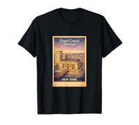 Art de Voyage aérien rétro New York City Grand Central Terminal T-Shirt