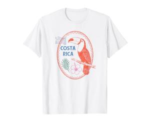 Art de Voyage de Vacances avec Oiseaux dans la forêt Tropicale de Toucan du Costa Rica T-Shirt