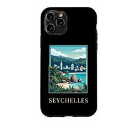 Art de Voyage sur la Plage des îles Tropicales des Seychelles Coque pour iPhone 11 Pro