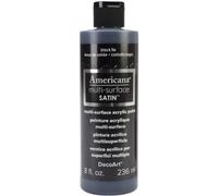 Art déco Americana Acrylique Satin Multi-Surfaces 8oz-Black Cravate, d'autres, Multicolore