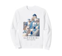 Art déco Grecque église Village îles grecques Sweatshirt