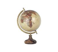 Art Deco Home - Globe Terrestre Marron 20 cm - 10127SG