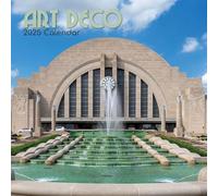 Art Deco - Kunst 2025 - 16-Monatskalender: Original The Gifted Stationery Co. Ltd [Mehrsprachig] [Kalender]