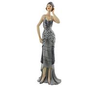 Art Deco Midnight Shimmer Lavinia Lady Figurine Statue by Midnight Shimmer