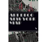 Art Deco New York Map
