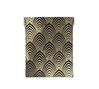 Art Déco Noir, Sac de Rangement pour Femmes, Portefeuille supérieur à Presser, Petit Porte-Monnaie, Pochette de Changement