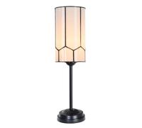 Art Deco Trade - Lampe de table Tiffany slim noire avec Gatsby