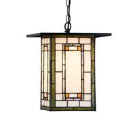 Art Deco Trade - Tiffany Lampe Suspendue Frank Lloyd Wright Orange