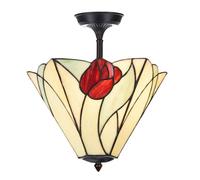 Art Deco Trade - Tiffany Plafonnier Allongée Tulip