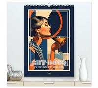 Art-Déco Vintage-Poster (hochwertiger Premium Wandkalender 2026 DIN A2 hoch), Kunstdruck in Hochglanz: Werbung in Plakaten zwischen den Kriegen